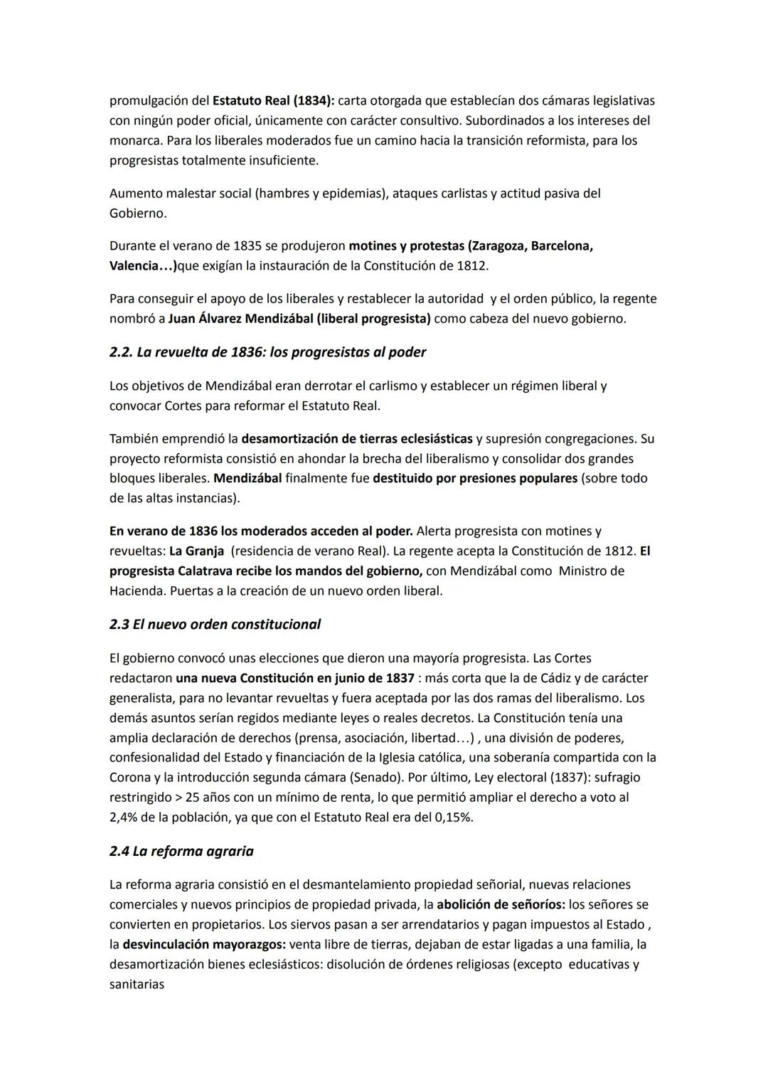 LA CONSTRUCCIÓN DEL ESTADO LIBERAL (1833-1868)
1. LA PRIMERA GUERRA CARLISTA (1833-1849)
1.1 Carlistas e isabelinos
Tras la muerte de Fernan