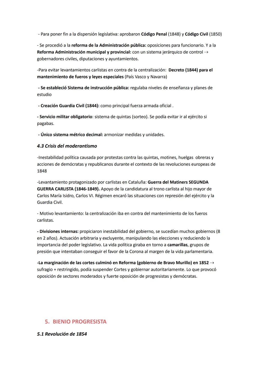 LA CONSTRUCCIÓN DEL ESTADO LIBERAL (1833-1868)
1. LA PRIMERA GUERRA CARLISTA (1833-1849)
1.1 Carlistas e isabelinos
Tras la muerte de Fernan