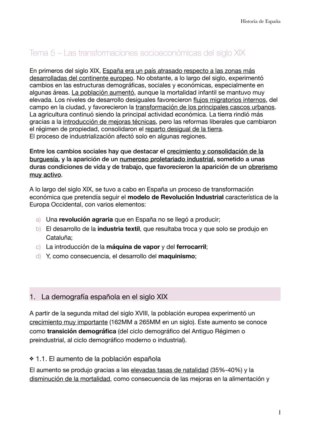 Tema 5 Historia de España