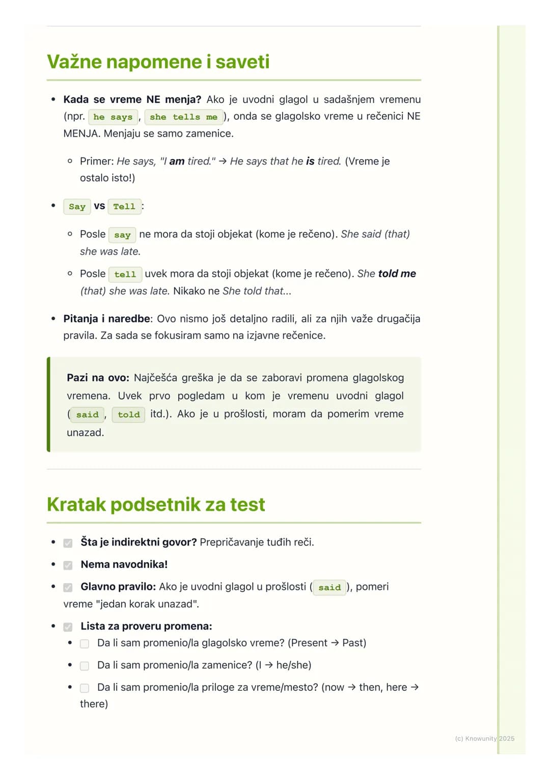 # Indirektni govor (Reported
Speech)
Uvod u indirektni govor
Indirektni govor (ili na engleskom Reported Speech) koristimo kada želimo da