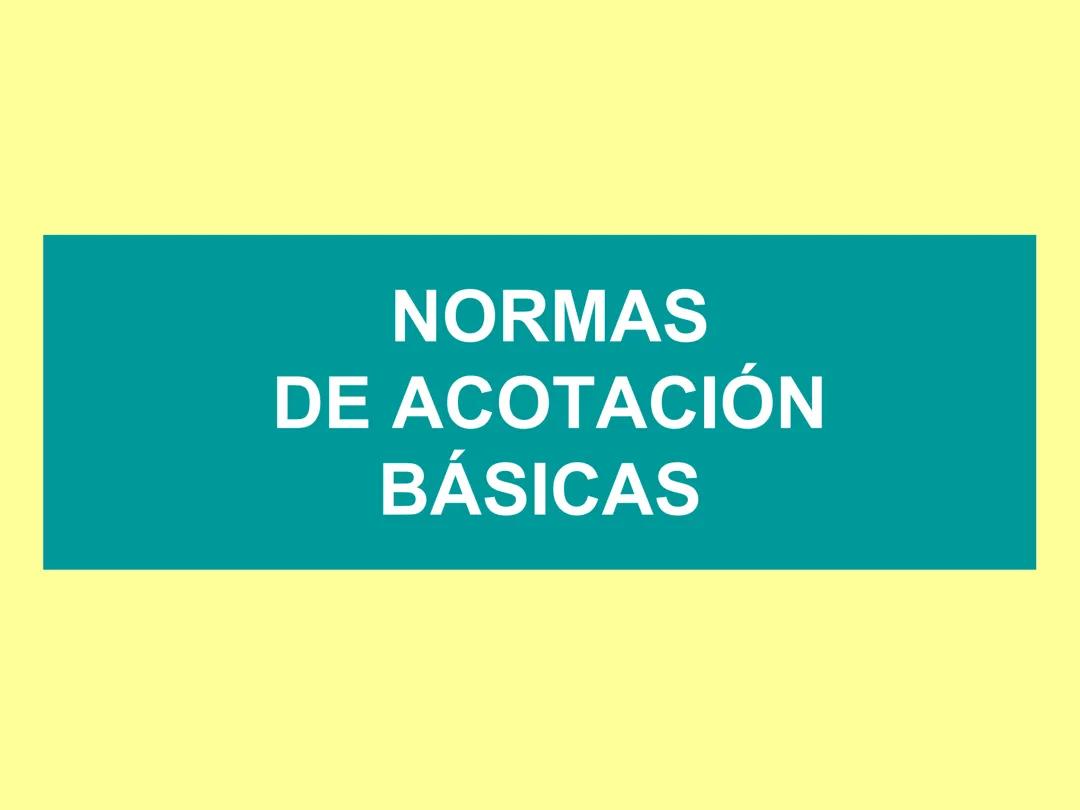 normas de acotacion