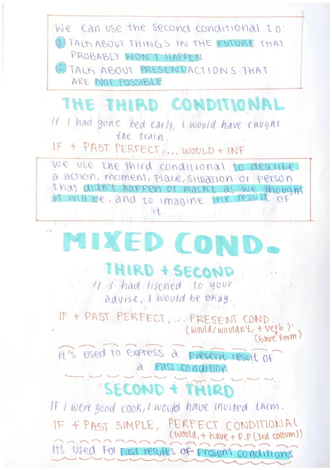 CONDITION ALS
what are they for?
They describe the result of something
that might happen (in the present or in
the Future) or might have hap