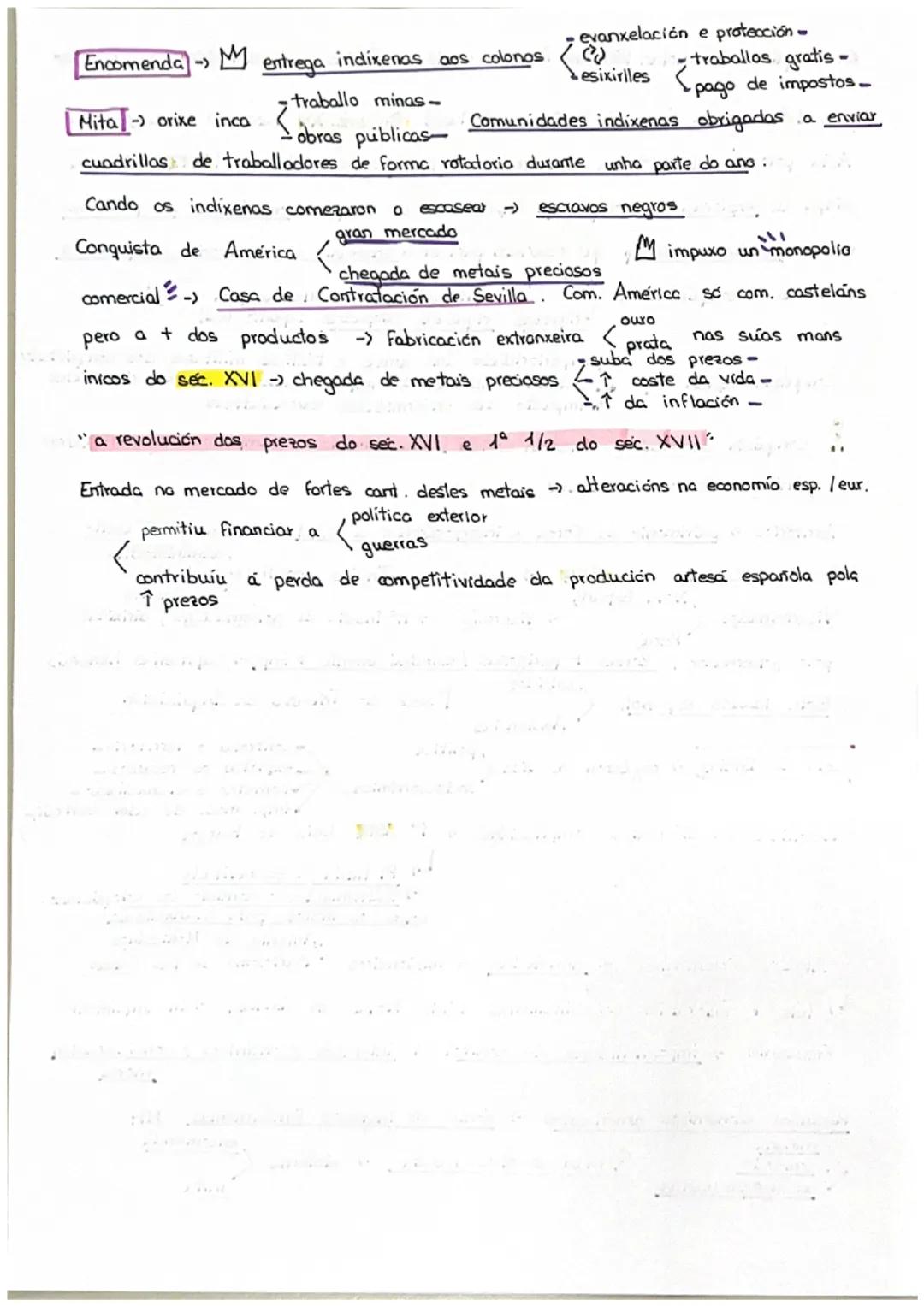 5. Conquista e colonización de America: Leis de Indias e
Descubrimento de Am. ) Castela + Portugal Fin sec. XV buscando unha rusta a
Asia po