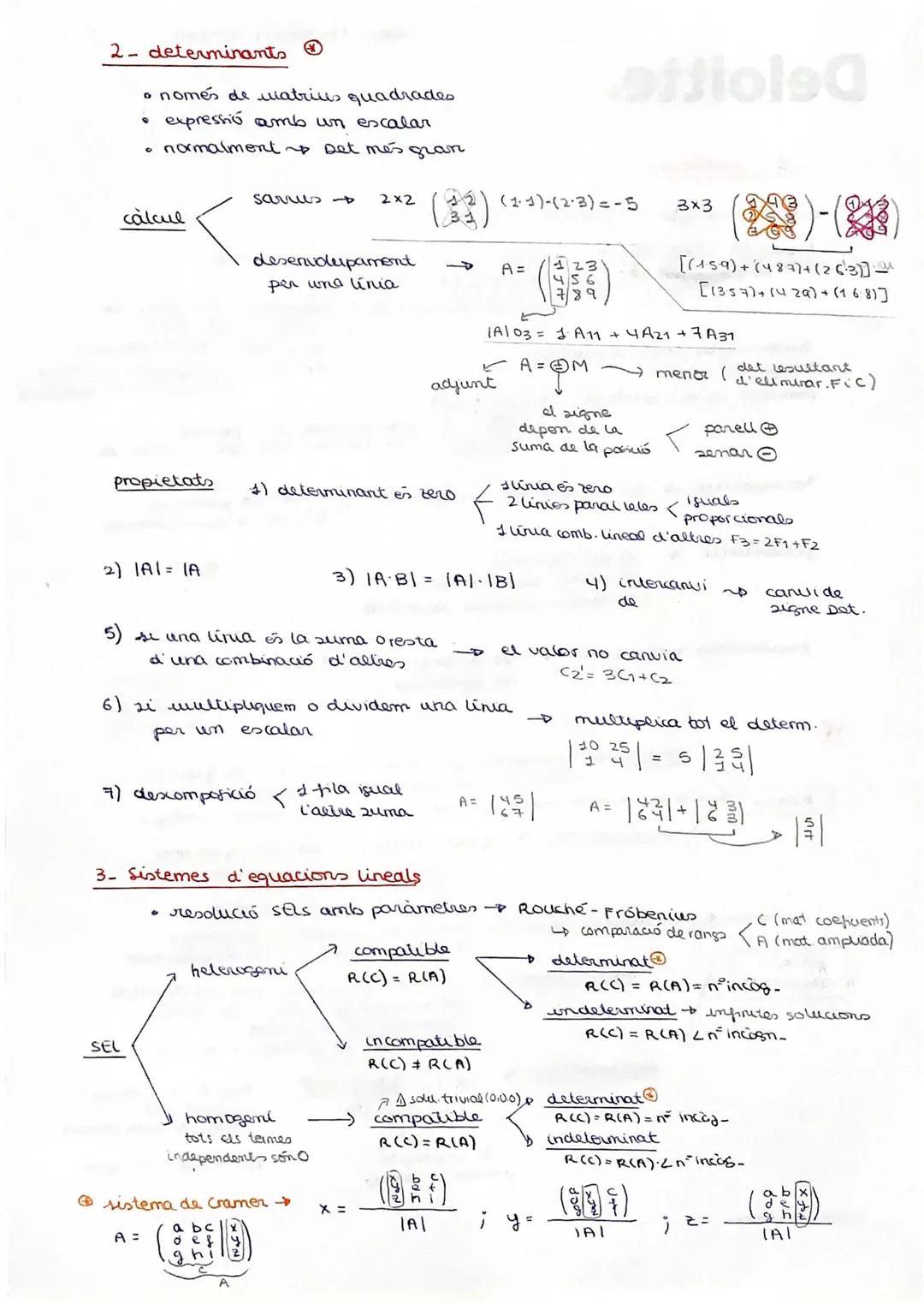 Deloitte.
mates 12n Bach / ar trim
1- matrius
dimensió filesx columnes (nxp)
tipus de matrius
* fila (1xp)
* columna (nxd)
* rect