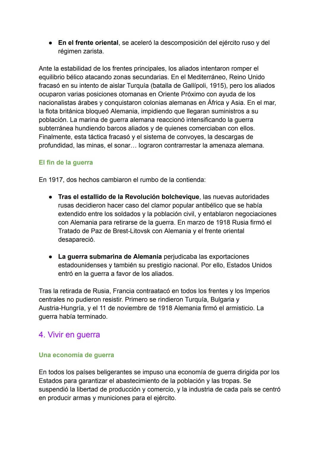 # Tema 1. El difícil comienzo del siglo XX. La
primera Guerra Mundial
1. ¿Qué llevó al comienzo de la guerra?
A comienzos del siglo XX, la
