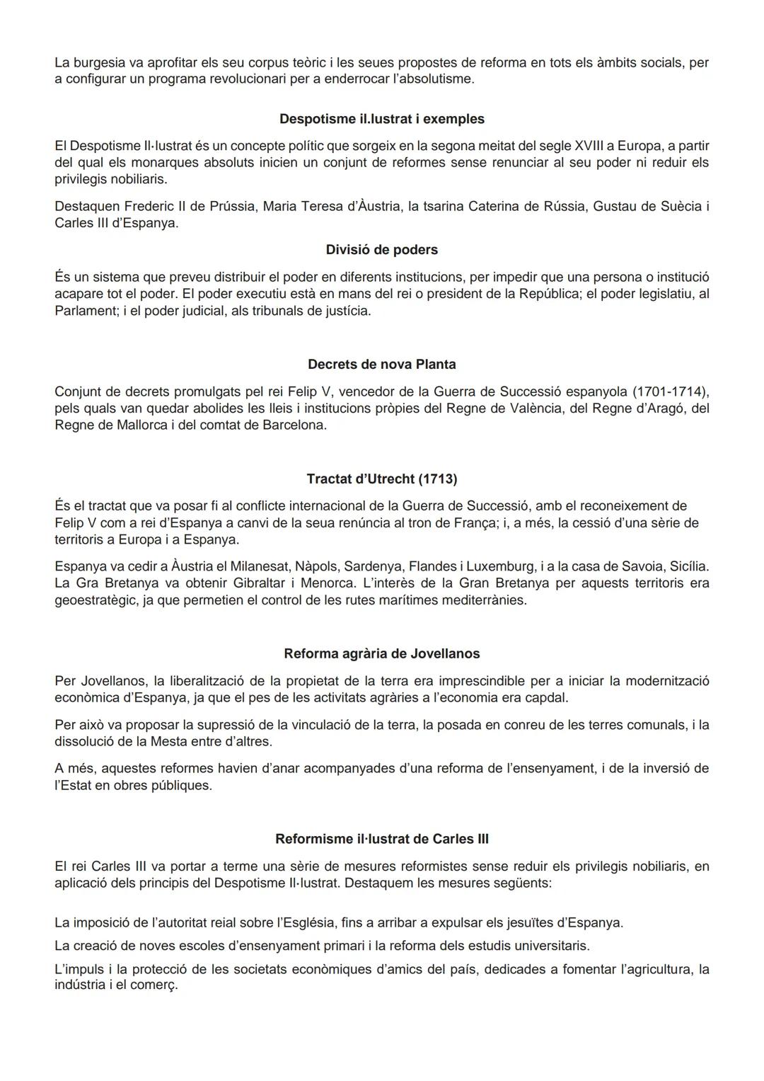VOCABULARI TEMA 1: EI SEGLE XVIII, LA CRISI DE L'ANTIC RÈGIM
Antic Règim
L'Antic Règim era el sistema econòmic, social, polític i cultural q