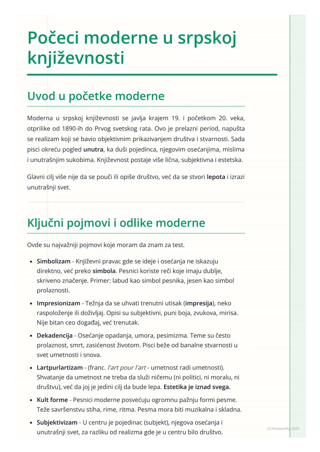# Počeci moderne u srpskoj
književnosti
## Uvod u početke moderne
Moderna u srpskoj književnosti se javlja krajem 19. i početkom 20. veka,