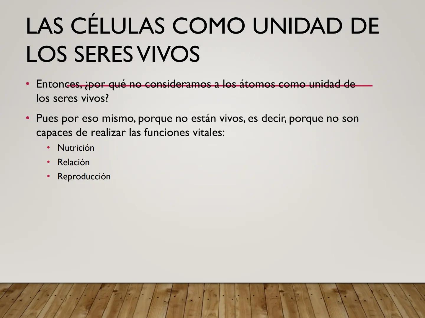 UNIDAD N° I. LAS CÉLULASY SUS
COMPONENTES. I.I. ORGANIZACIÓN DE LA MATERIA VIVA
Los niveles de organización de la materia constituyen unidad