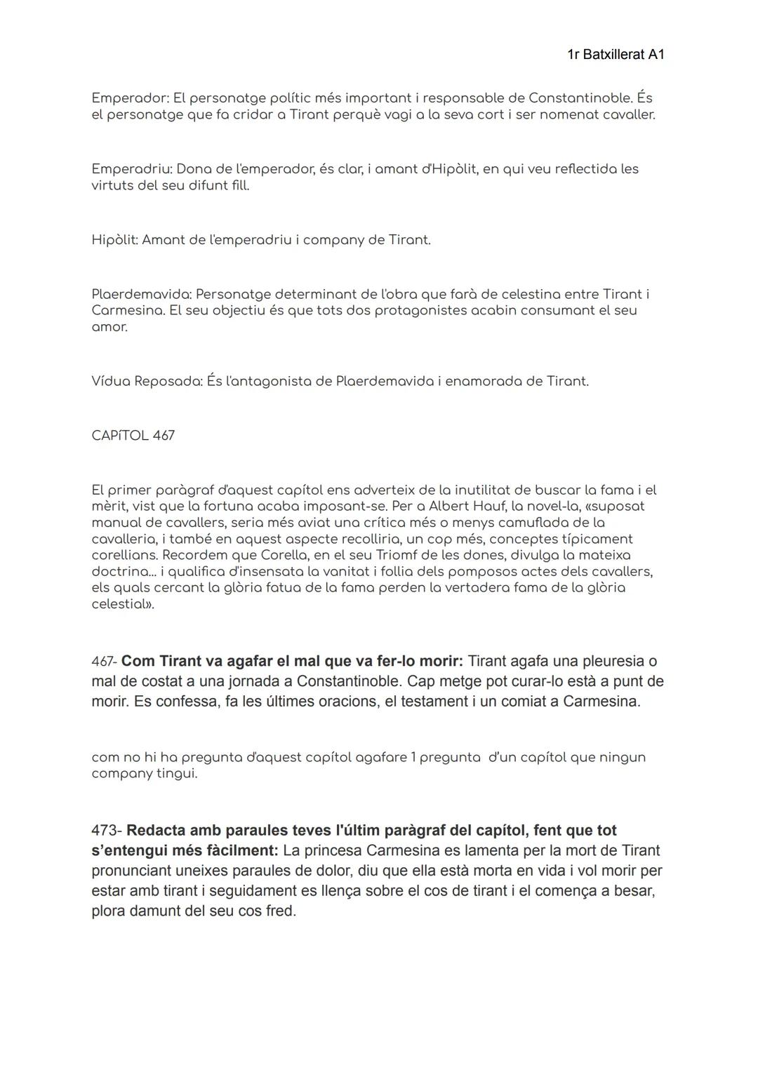 1r Batxillerat A1
Tirant lo blanc
L'autor Joanot Martorell va néixer en 1410 a valència i va morir en 1468.
Va ser Cavaller i escriptor va