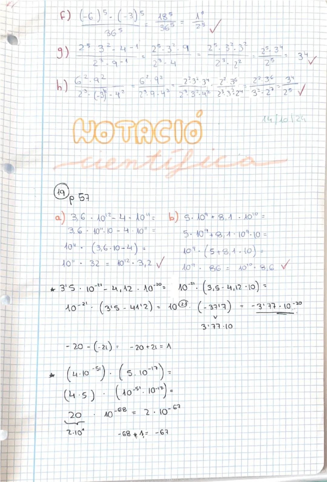 T. 2: POTENCIES I
rrels
INDEX
1. Notació Cientifice
2. Arrels exactes
3. Radicals
4. Traure factors d'una arnel
8/10/24
Si la base es positi
