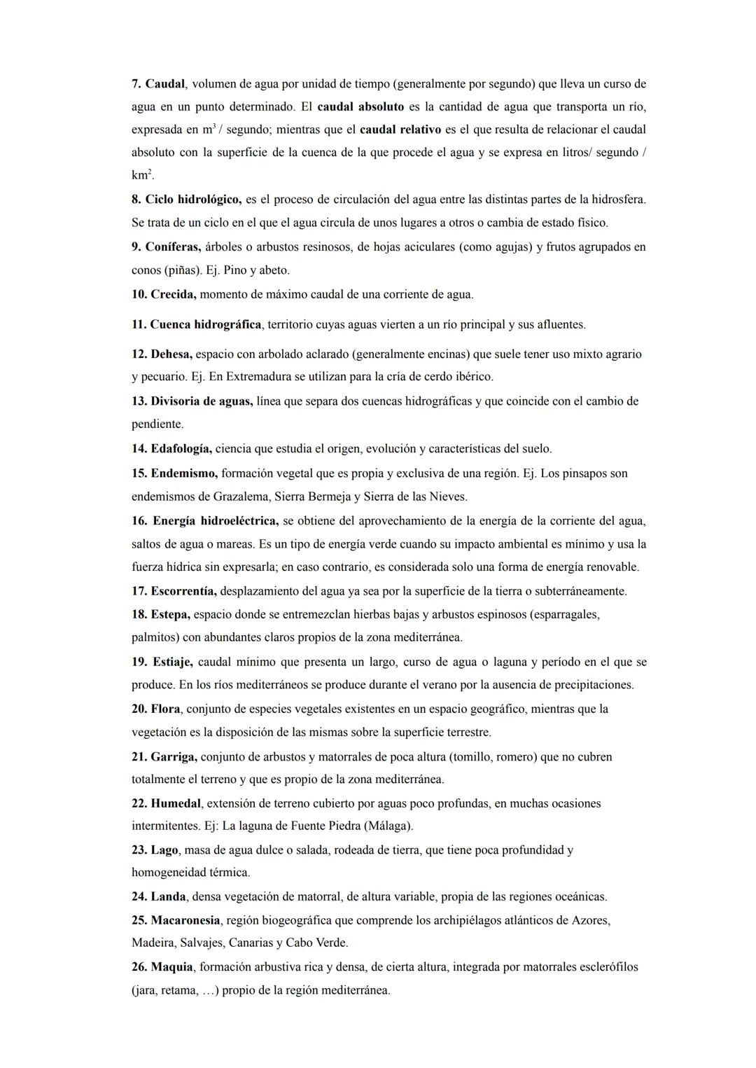 # GLOSARIO GEOGRAFÍA DE ESPAÑA, 2º BACHILLERATO
INTRODUCCIÓN
1. Coordenadas geográficas: sistema de líneas imaginarias (paralelos y merid