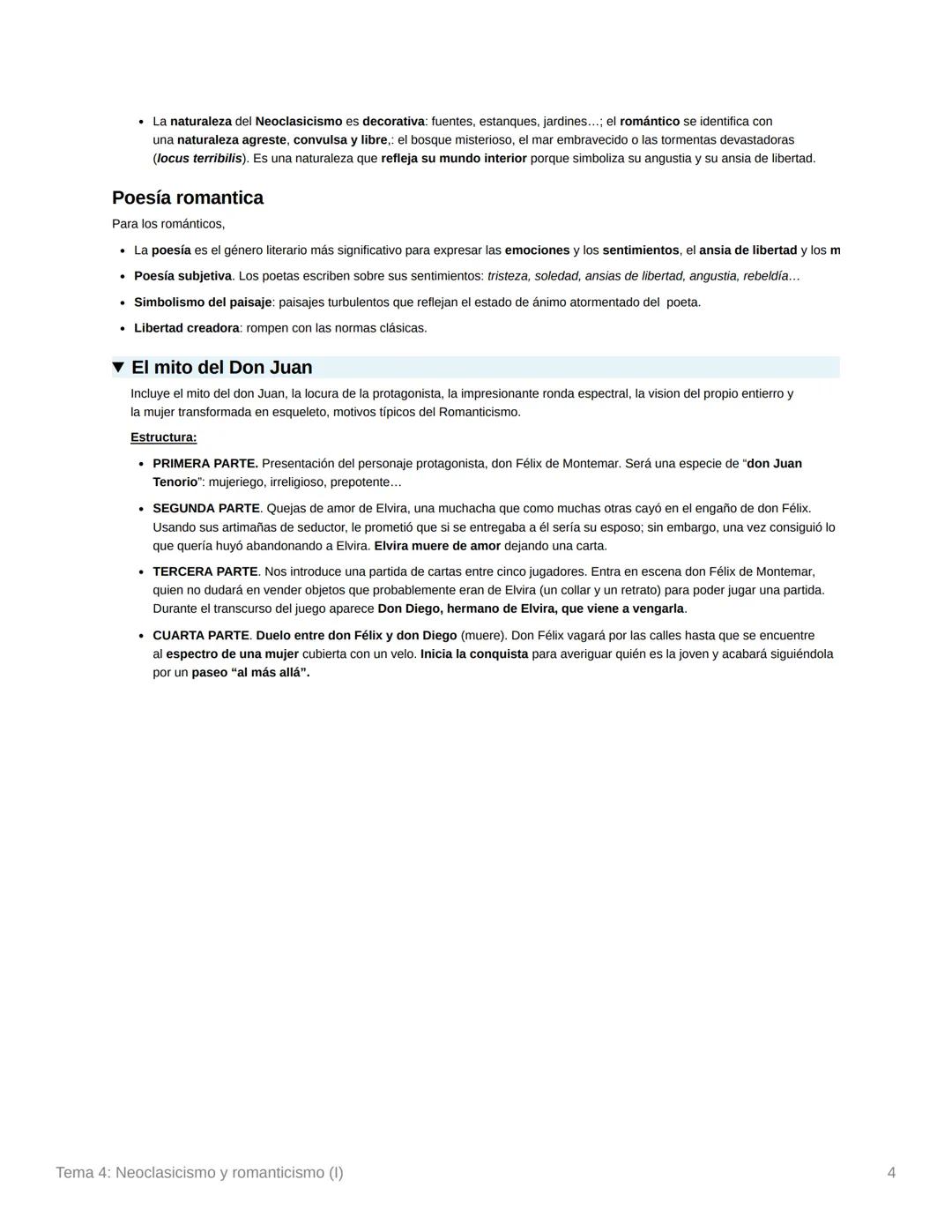 Tema 4: Neoclasicismo y romanticismo (1)
▼ Temario
Neoclasicismo
La ilustración
Obras neoclásicas
Lírica
Ensayo
Teatro
Prosa
Romanticismo
Ca