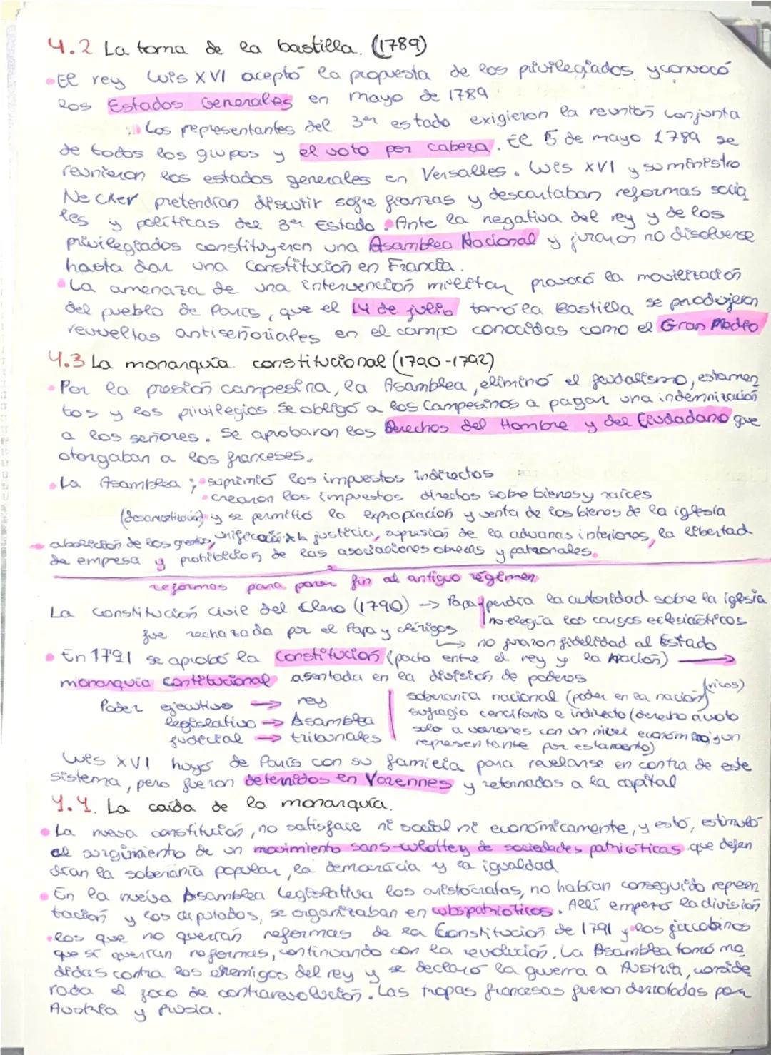 # 1 LA REVOLUCIÓN FRANCESA Y EL IMP.
1. LA CRISIS DEL ANTIGUO REGIMEN
A finales del siglo XVIII la Evropa del Antiguo Régimen estaba en
a