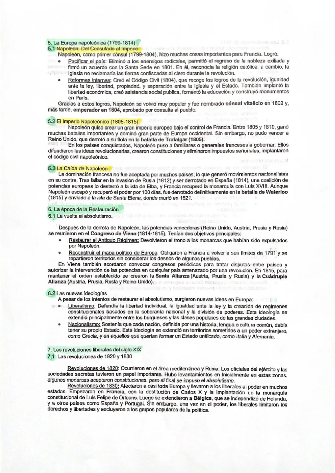 S.XVII
Unidad 8. Tema 10. LA ERA DE LAS REVOLUCIONES (1770-1871)
1.Los Procesos revolucionarios
Las reformas del Antiguo Régimen no arreglar
