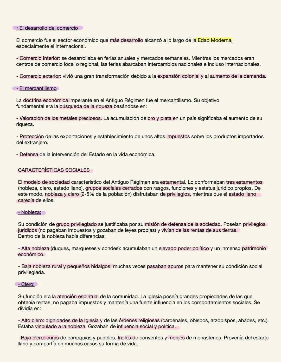 T.1. EL ANTIGUO RÉGIMEN
CONCEPTO
Se denomina Antiguo Régimen al sistema económico, social y político vigente en Europa desde la Baja
Edad Me