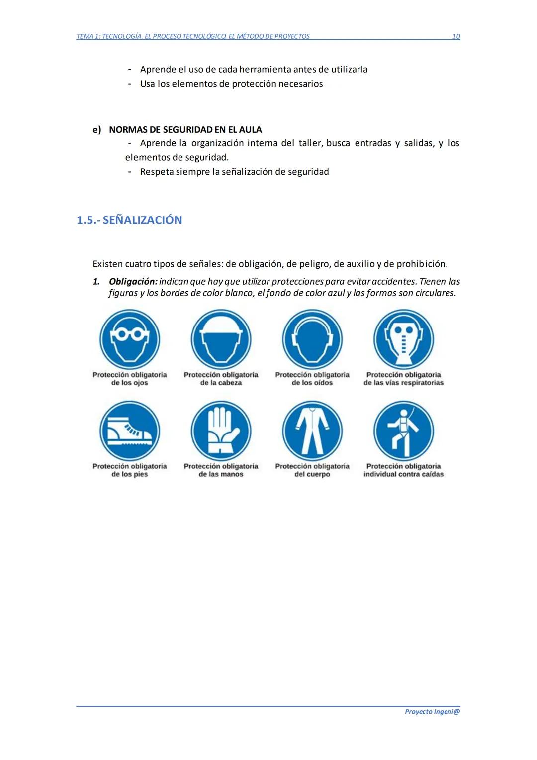 TEMA 1: TECNOLOGÍA. EL PROCESO TECNOLÓGICO. EL MÉTODO DE PROYECTOS
TEMA 1: TECNOLOGÍA. EL PROCESO
TECNOLÓGICO. EL MÉTODO DE PROYECTOS
1.1.-