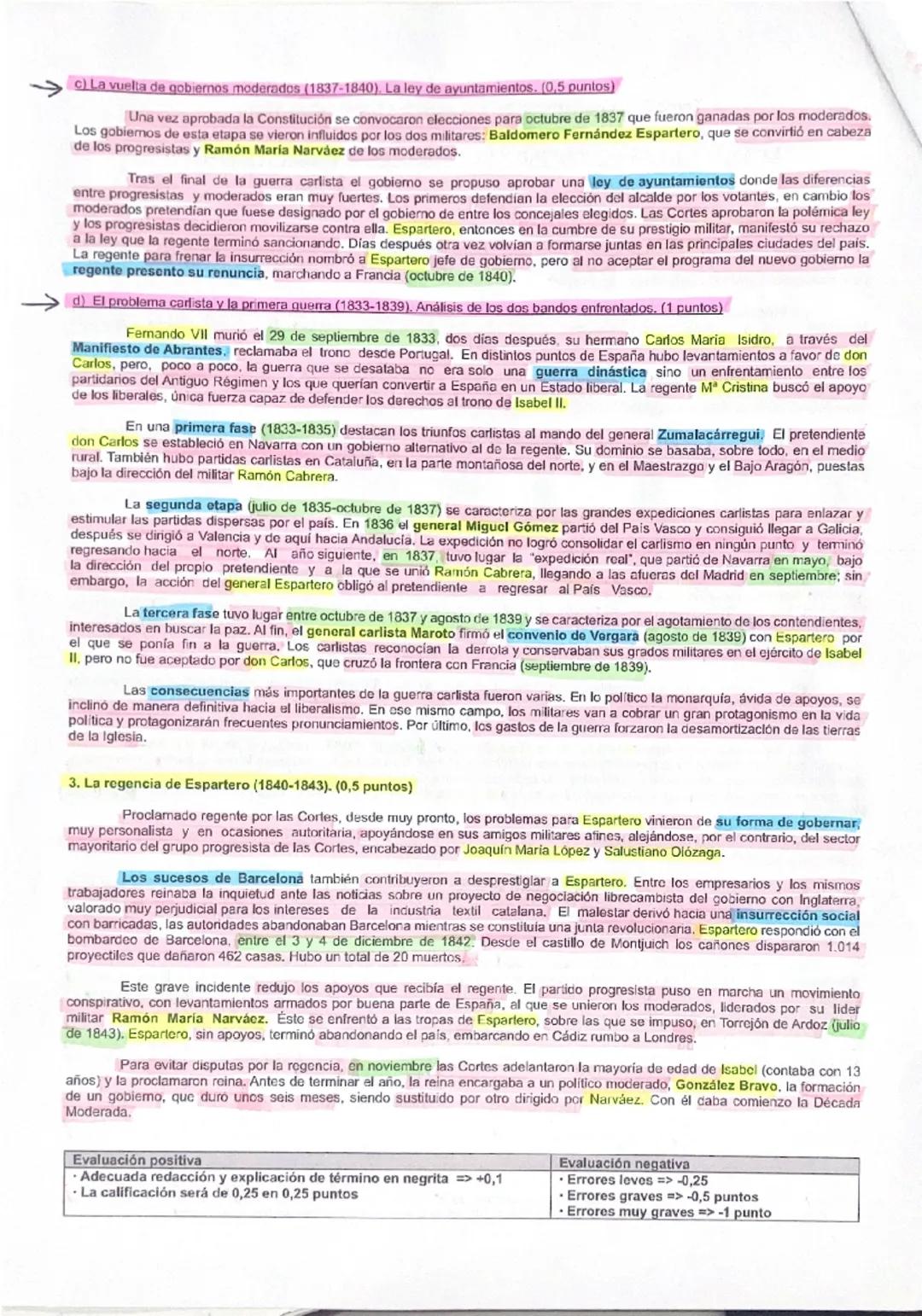 Tema 2. La construcción del estado liberal (1833-1868)
EPÍGRAFE I. LAS REGENCIAS Y EL PROBLEMA CARLISTA (1833-1843).
1. Moderados y progresi