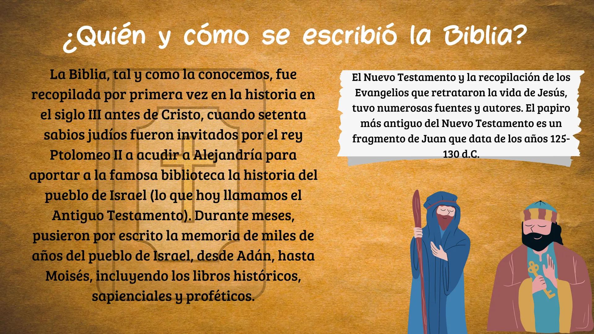 # LA BIBLIA
En la literatura # ¿Quién y cómo se escribió la Biblia?
La Biblia, tal y como la conocemos, fue
recopilada por primera vez en l