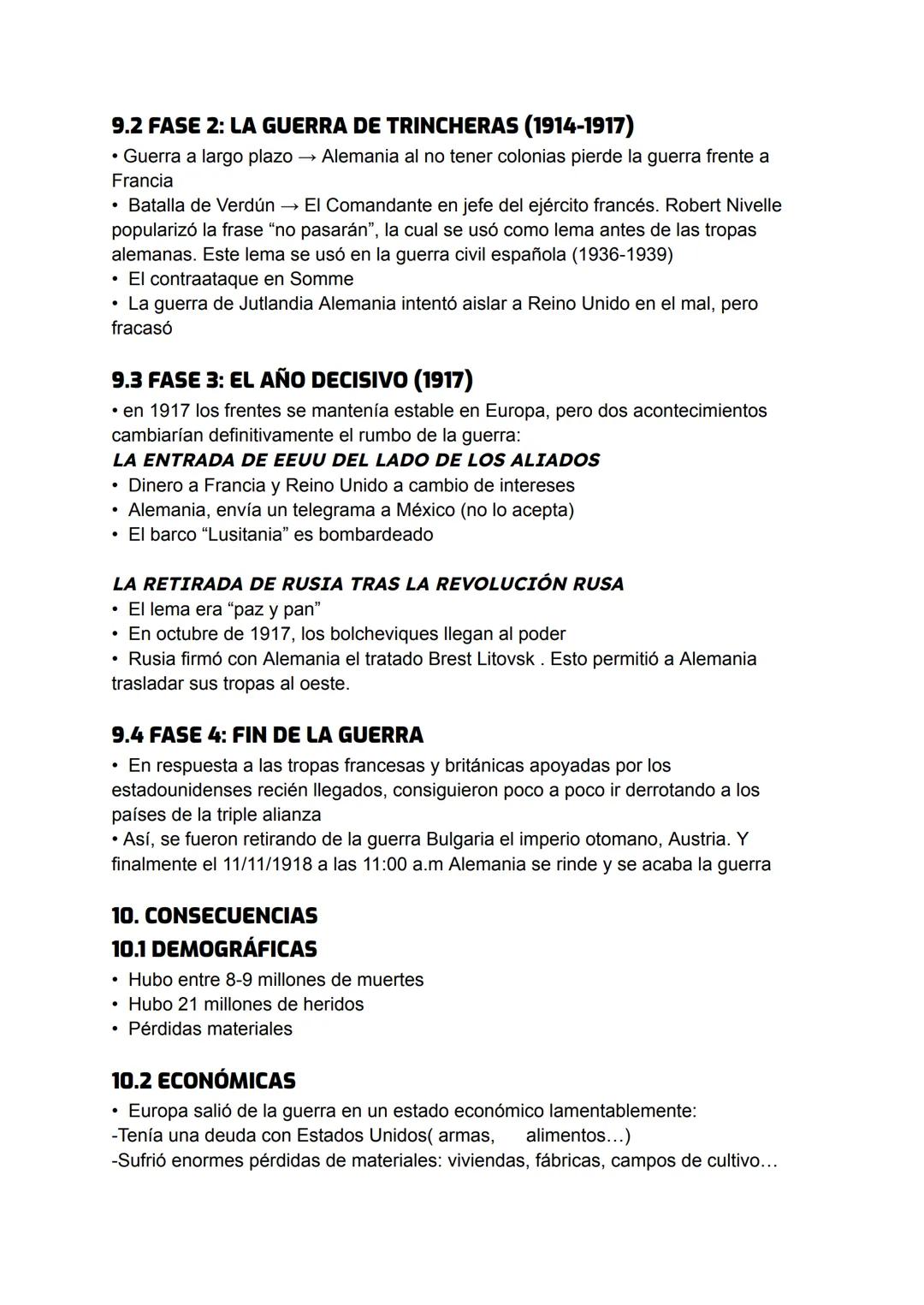 TEMA 5: LA I GUERRA MUNDIAL
1. CAUSAS
1. 1 ECONÓMICAS
• Materias primas (algodón, metales...)
• Fuentes de energía
• Mano de obra barata
• L