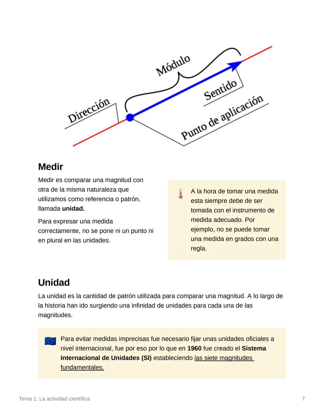Tema 1: La actividad científica
Temario
Ciencia
Física
Química
Método científico
Fases del método científico
1. Observación
2. Emisión o for
