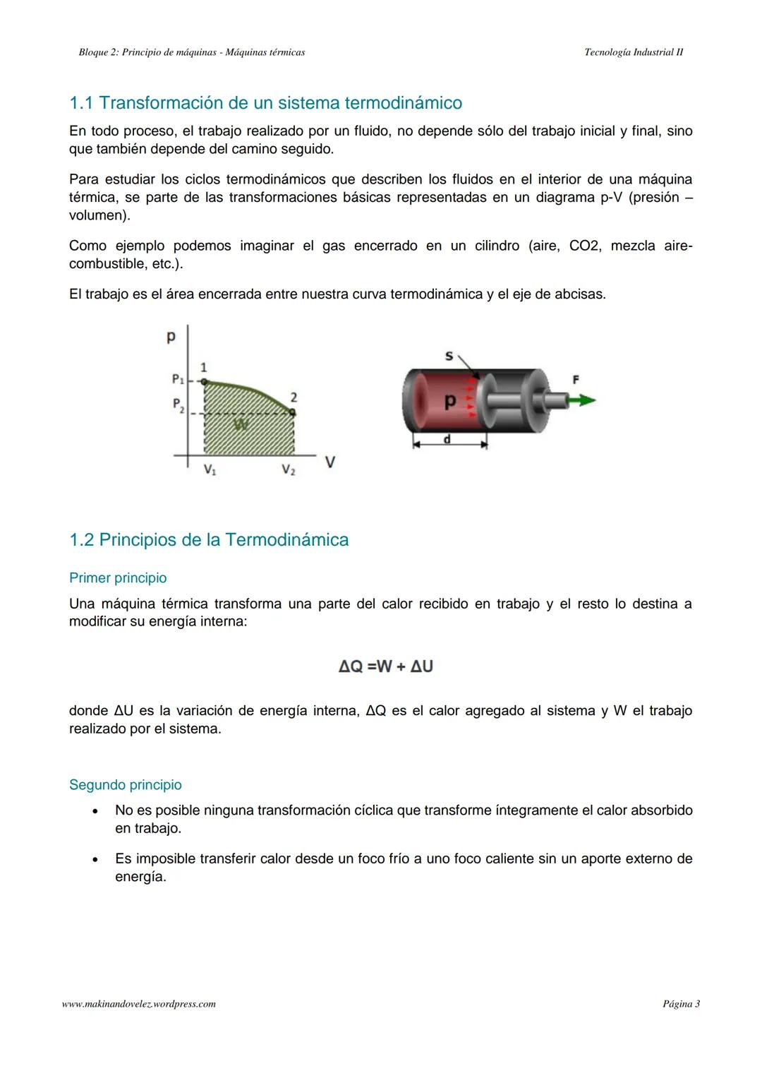 Tema 2. Principio de máquinas
MÁQUINAS TÉRMICAS
Caldera
Vapor
Pistón
Válvula
de entrada
Cilindro
Agua
Homo
Válvula
de salida
Condensador
R