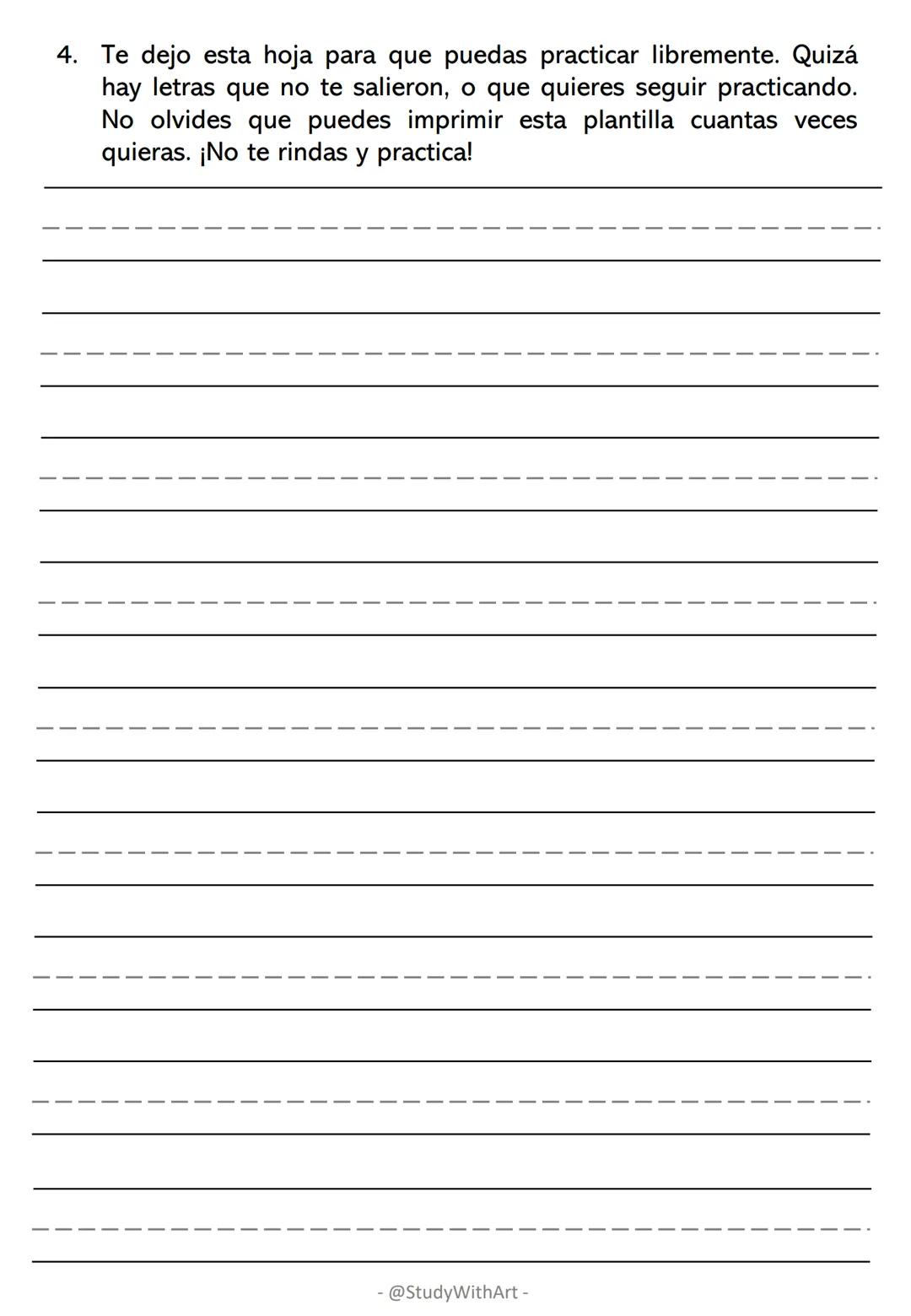 IDAY
PLANTILLA DE
lettering
EN
No importa si eres un principiante o un experto,
¡todos pueden usar esta plantilla y practicar!
Plantilla hec