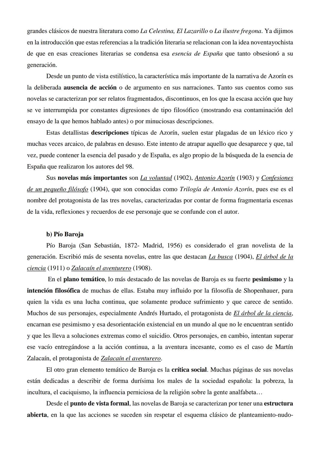 # TEMA 2. LA GENERACIÓN DEL 98
1. INTRODUCCIÓN
Llamamos Generación del 98 a un grupo de escritores españoles nacidos entre 1860 y 1875 que