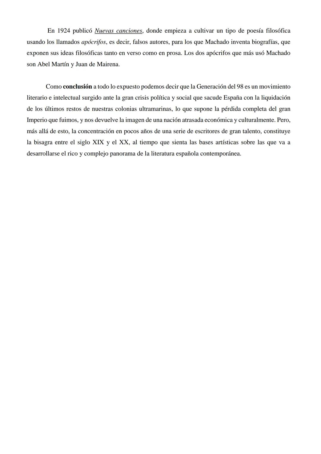 # TEMA 2. LA GENERACIÓN DEL 98
1. INTRODUCCIÓN
Llamamos Generación del 98 a un grupo de escritores españoles nacidos entre 1860 y 1875 que