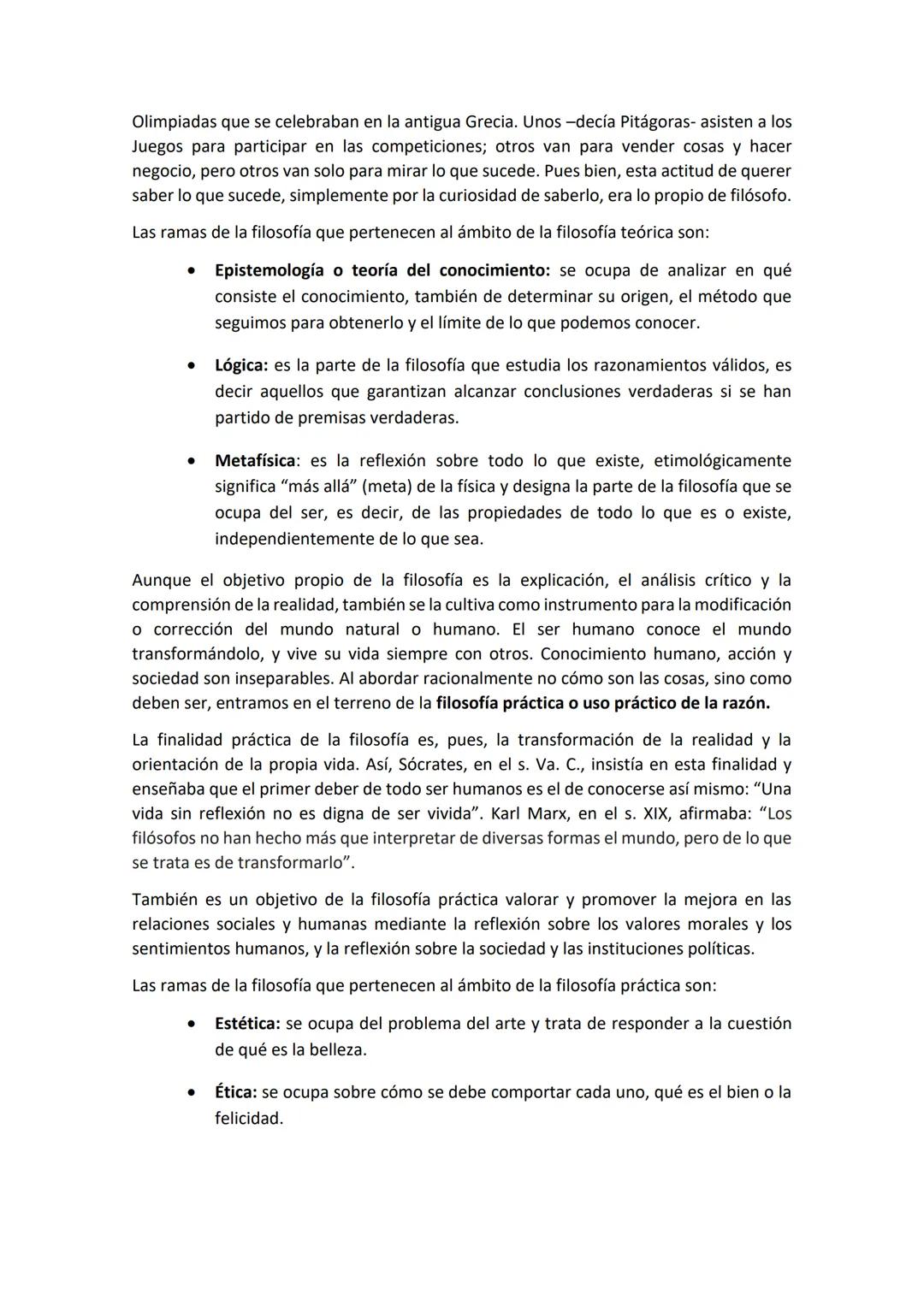 # TEMA 1: NACIMIENTO, HISTORIA, SENTIDO Y NECESIDAD DE LA FILOSOFÍA
1. INTRODUCCIÓN
El ser humano desde que existe, vive en un mundo ya da