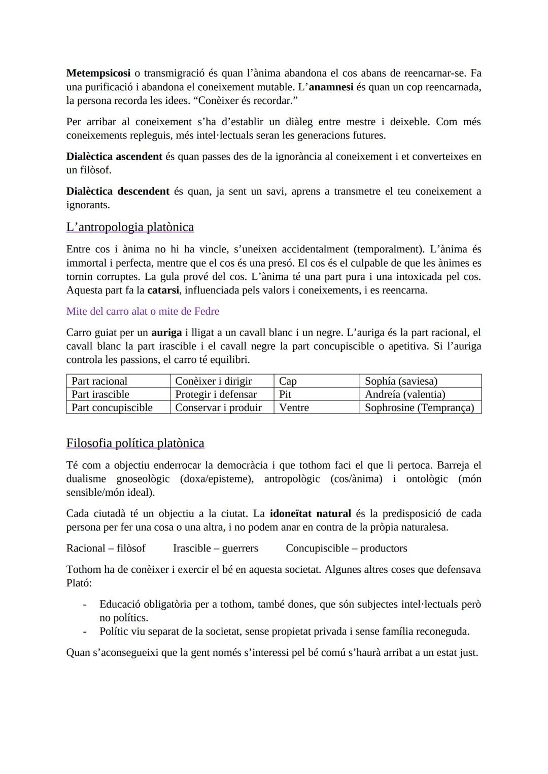 # PLATÓ
Filosofia comença el sVII aC a la Jònia. Comerç, gent amb diners que pot comprar esclaus i
per tant té temps lliure per pensar. Pas