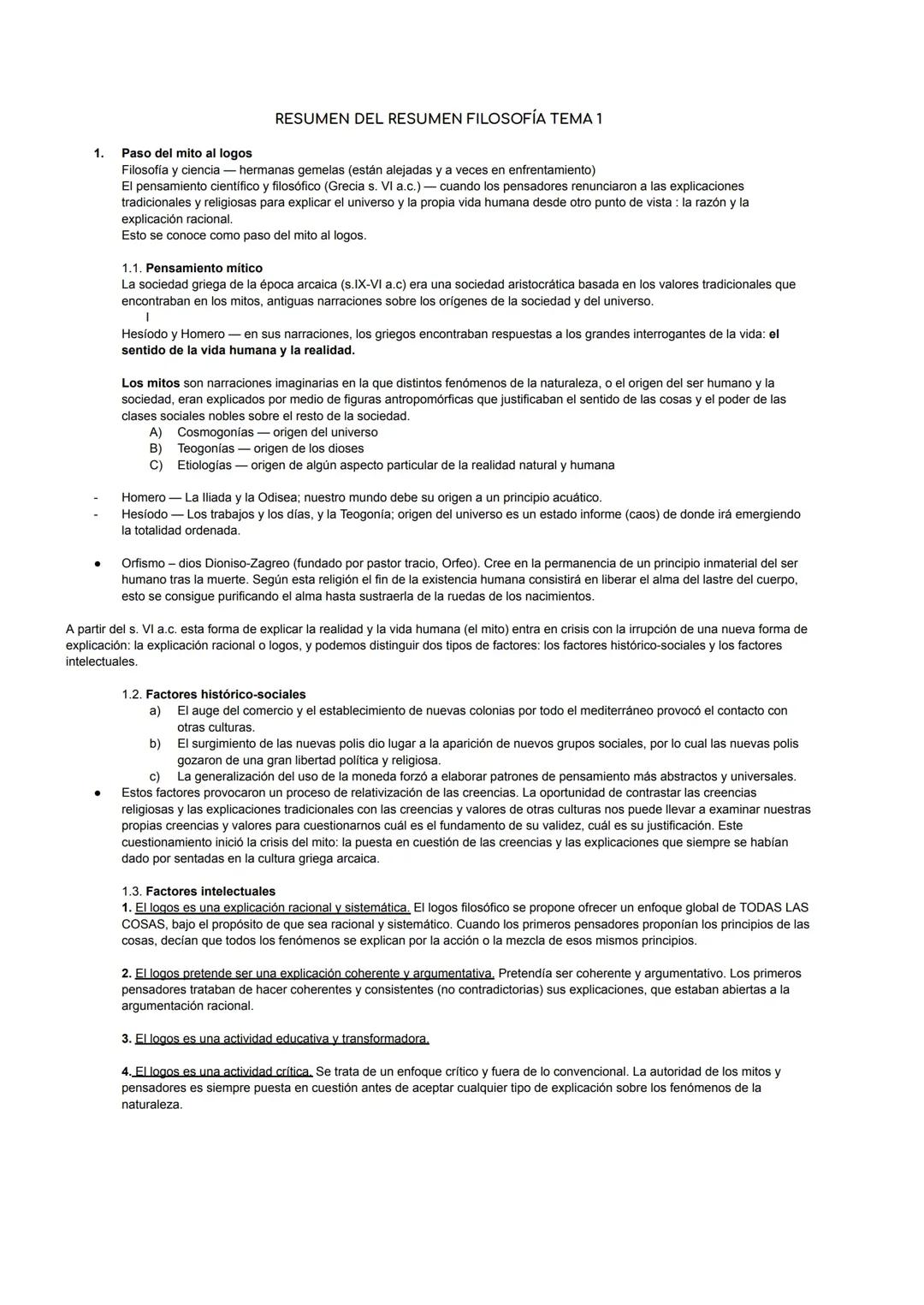 Resumen del resumen del tema 1