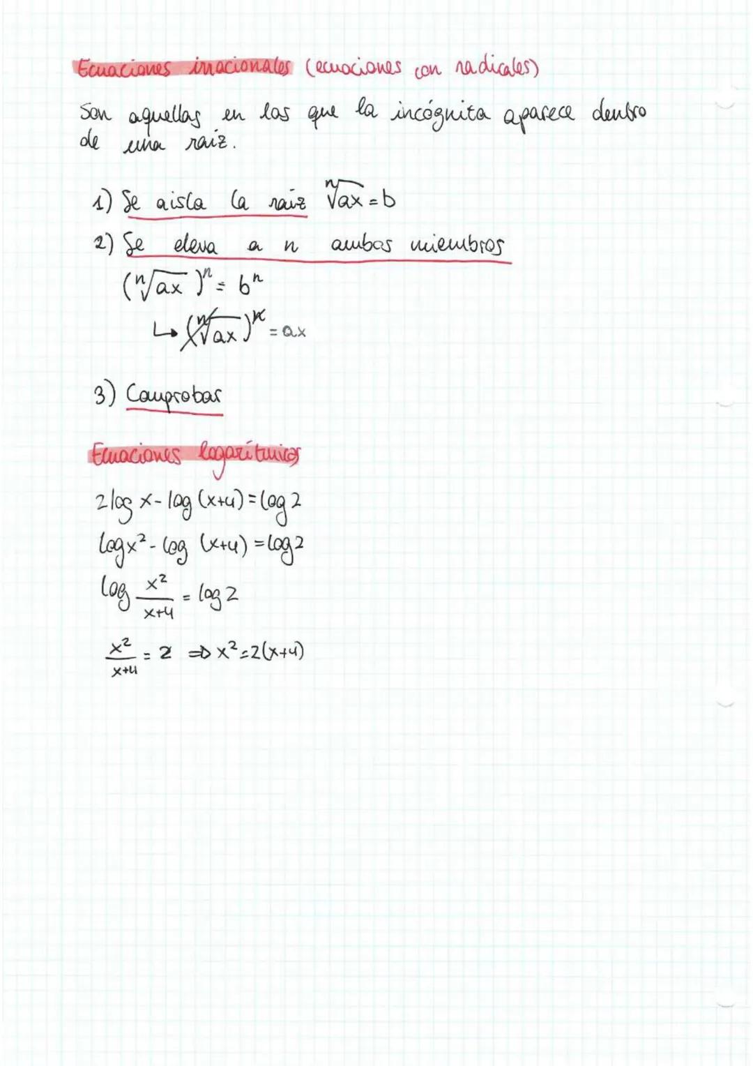 ecuaciones y
sistemas
Ecuación polinómica de grado 20
Ec. Polinómica de gradė> 2
Qx² + bx²³ + ²x²fdx + f = 0
Ec bicuadradas
Qx4 + 5x²+C =0
C
