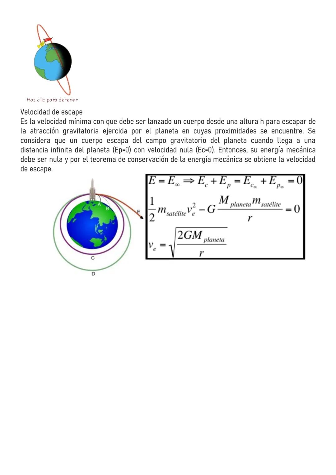 Campo gravitatorio
Llamamos campo gravitatorio a la perturbación que un cuerpo produce en el espacio que lo
rodea por el hecho de tener mas