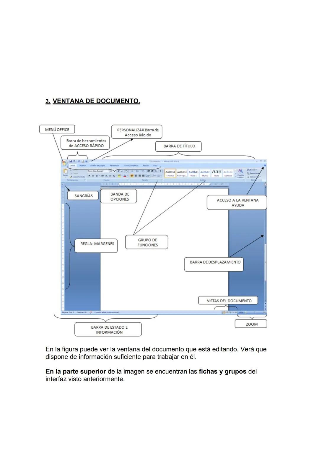UNIDAD DIDÁCTICA 1. CONCEPTOS GENERALES Y
CARACTERÍSTICAS FUNDAMENTALES DEL PROGRAMA DE
TRATAMIENTO DE TEXTOS.
1. Entrada y salida del progr