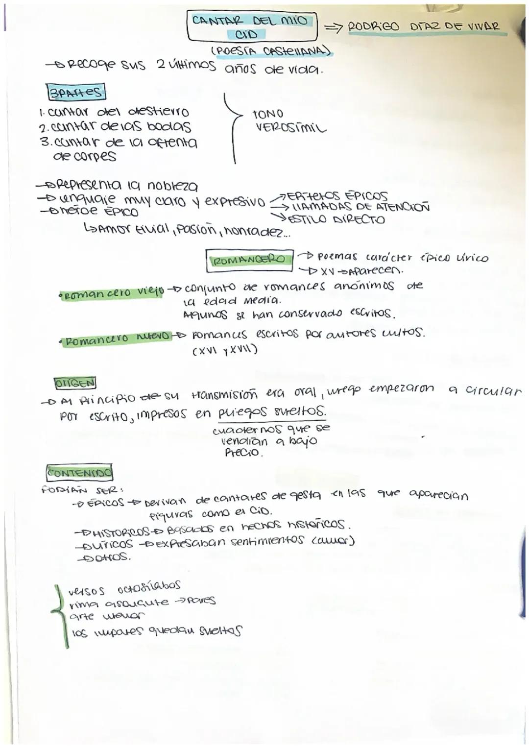 Cantar del Mio Cid + Romancero