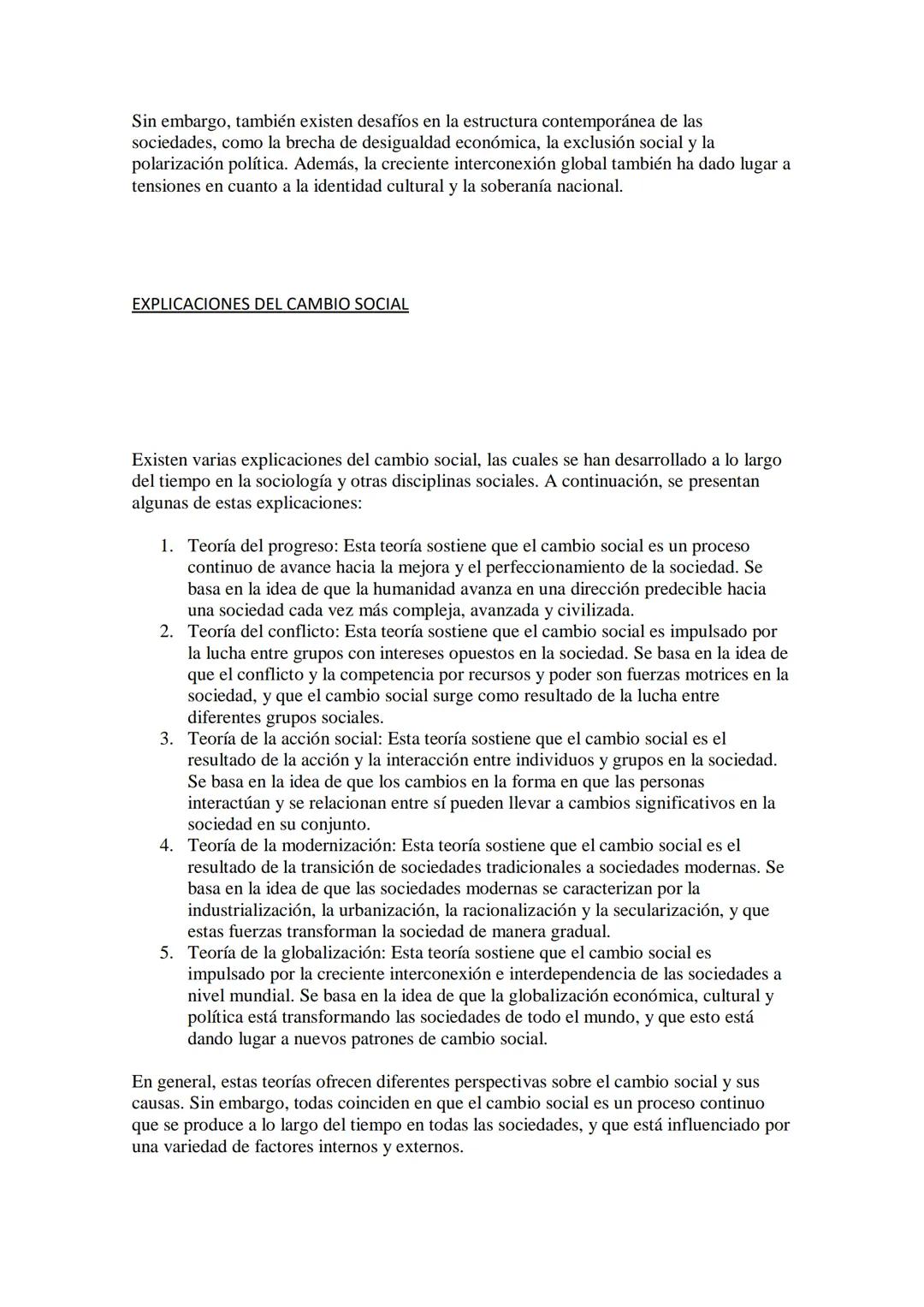 # SOCIEDAD Y CAMBIO SOCIAL
La sociedad y el cambio social son conceptos estrechamente relacionados en la
sociología. La sociedad se refiere