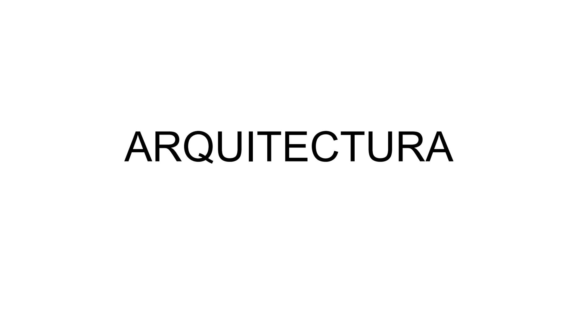 ARQUITECTURA # ARQUITECTURA
És defineix com l'art de de projectar i construir edificis o espais per a l'ús de les persones.
Es basa en els