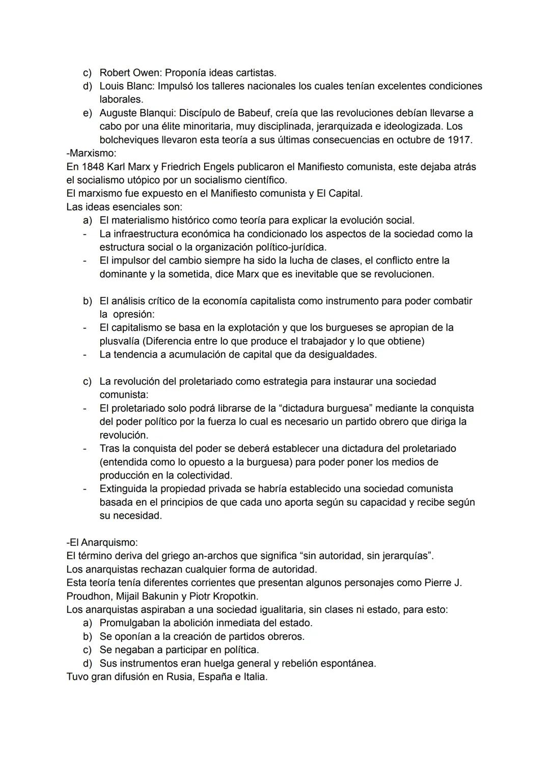 17 El Movimiento Obrero: Primeras actuaciones y nuevas ideologías.
El movimiento obrero se basa en que las condiciones de trabajo y vida era