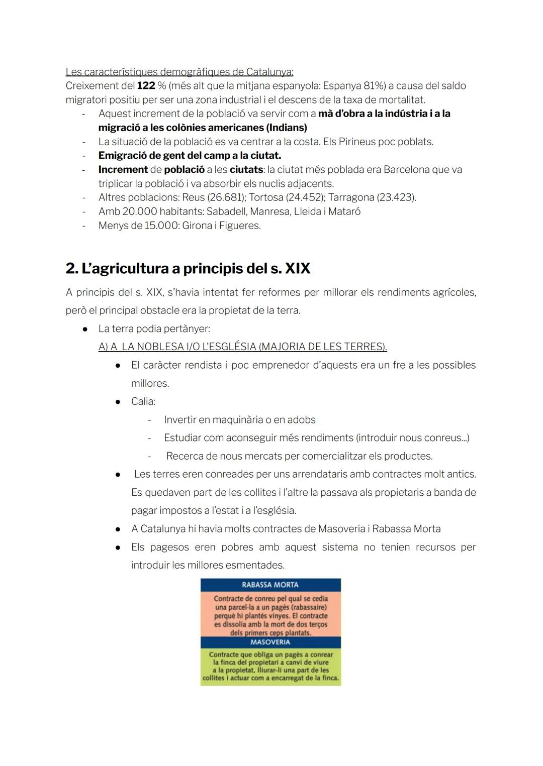 La revolució industrial en l'agricultura:
O.- Introducció
(1750-1850) →→→ revolució industrial anglesa
España comença al 1830 aprox
La revol
