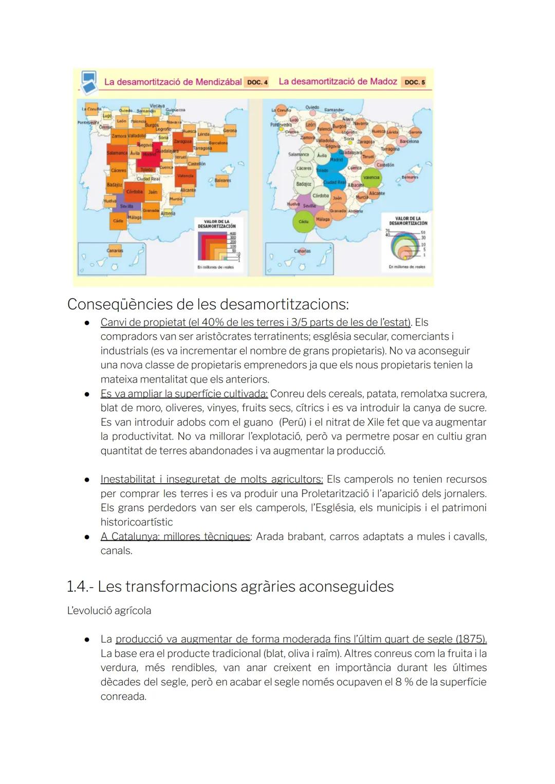 La revolució industrial en l'agricultura:
O.- Introducció
(1750-1850) →→→ revolució industrial anglesa
España comença al 1830 aprox
La revol