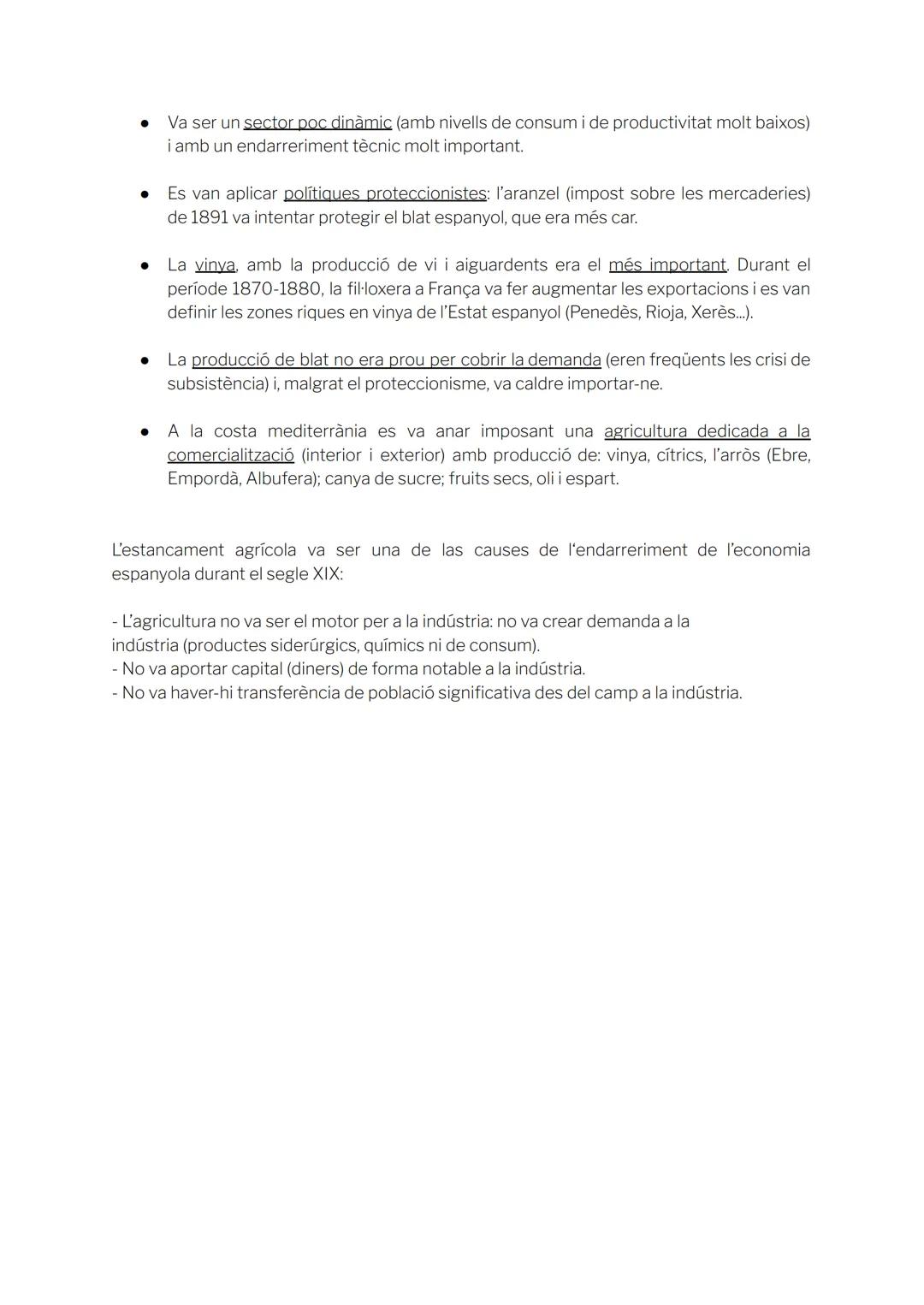 La revolució industrial en l'agricultura:
O.- Introducció
(1750-1850) →→→ revolució industrial anglesa
España comença al 1830 aprox
La revol