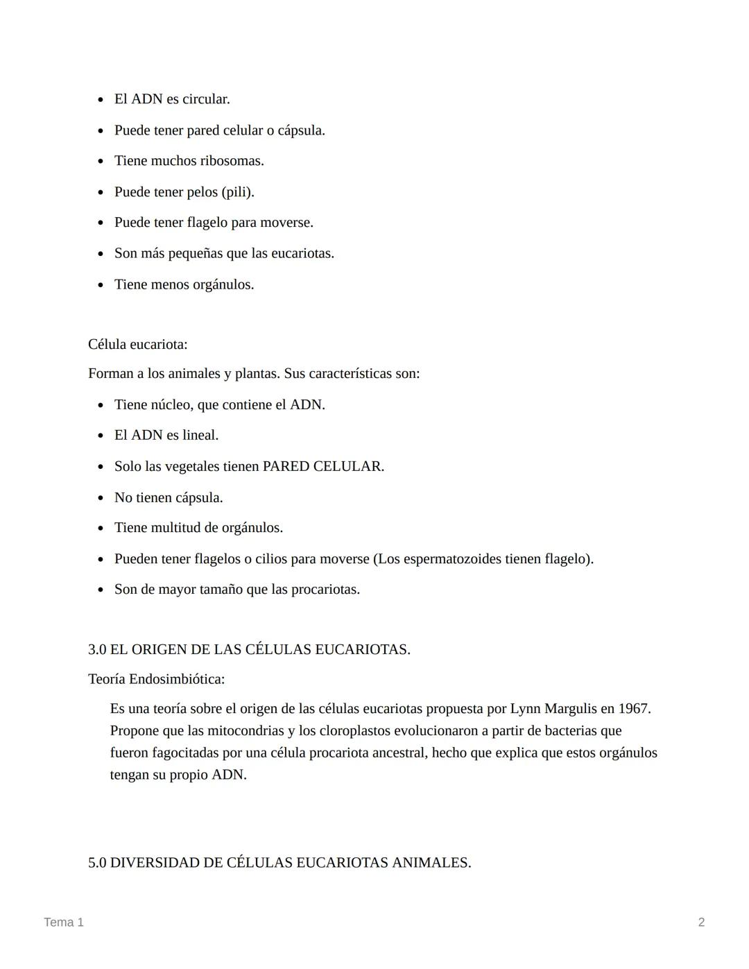 # Tema 1
Tema 1
1.0- ¿De qué están hechos los seres vivos?
Los seres vivos están formados por los BIOELEMENTOS, que forman, por una parte