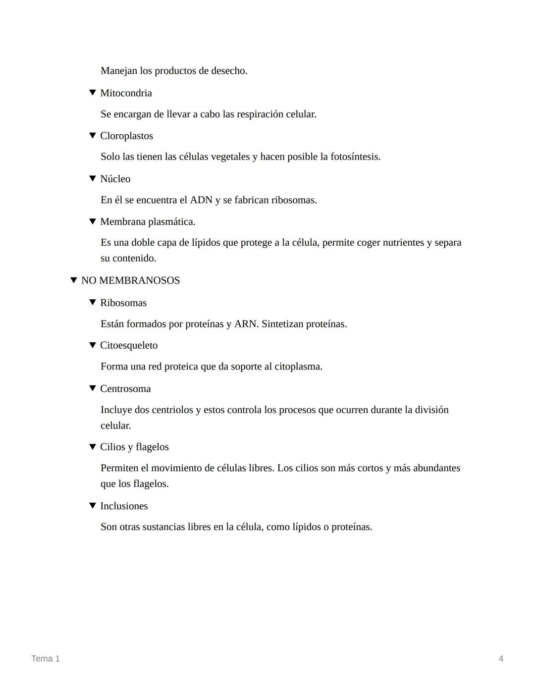 # Tema 1
Tema 1
1.0- ¿De qué están hechos los seres vivos?
Los seres vivos están formados por los BIOELEMENTOS, que forman, por una parte