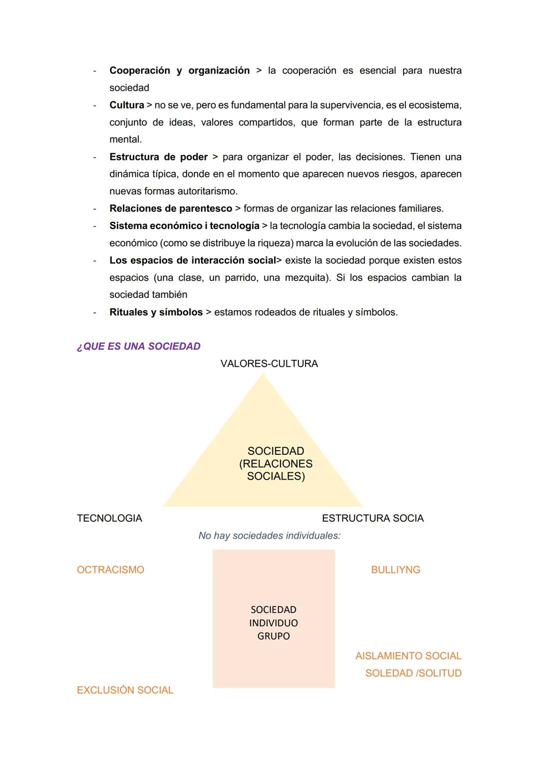 BLOQUE 1:
TEMA 1: QUE ES LA SOCIEDAD
Partimos de la premisa de que la sociedad (la gregariedad) es un hecho universal (se
da siempre y en to