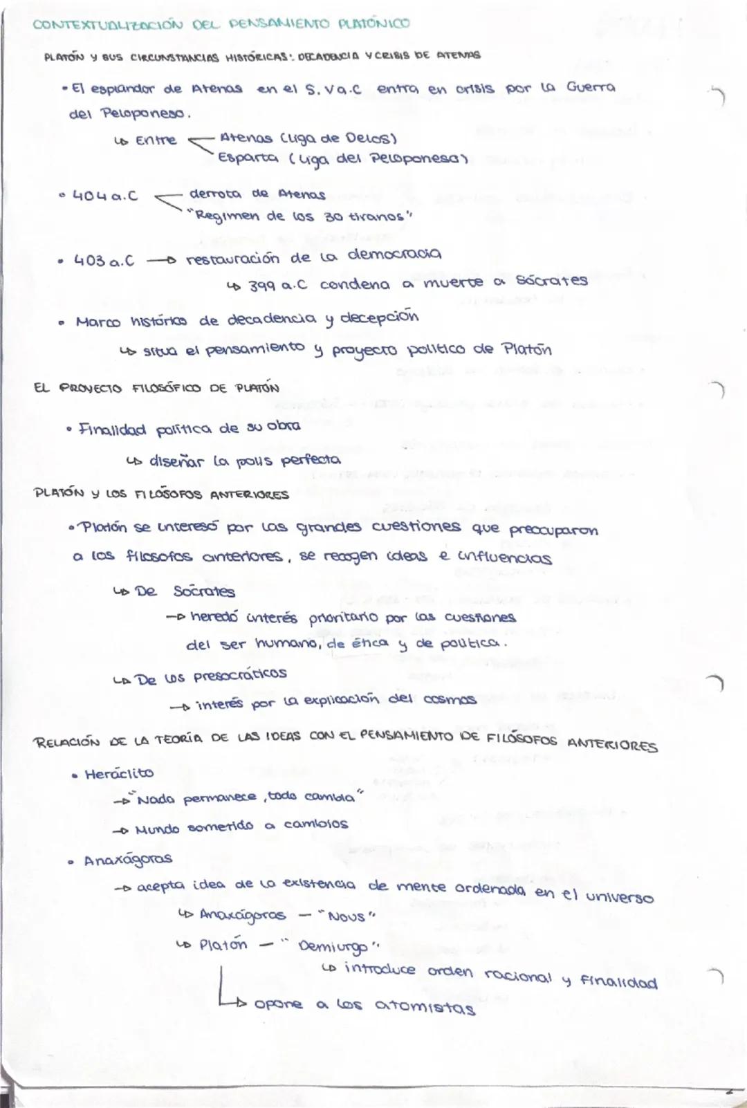 PLATON
VIDA Y OBRAS
• Era ateniense de familia aristocr
• Discipulo de Sócrates
muy influido por sus enseñanzas y su muerte
• Circunstancias