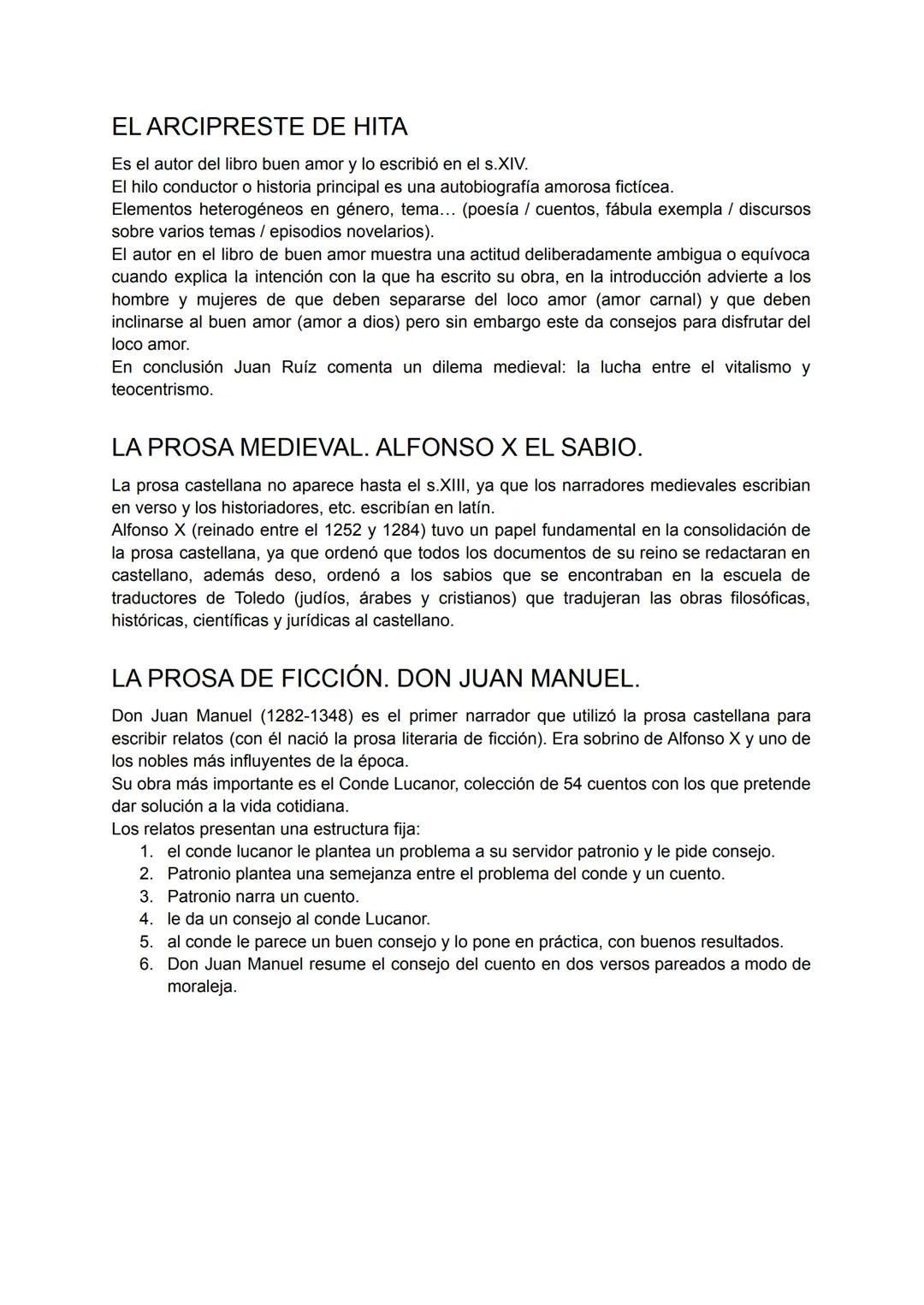 2 EXAMEN CASTELLANO
LA LITERATURA MEDIEVAL
S. XI (jarchas) - S.XII (cantigas de amigo/ cantar del mio cid) - S.XIII (milagros de nuestra
señ