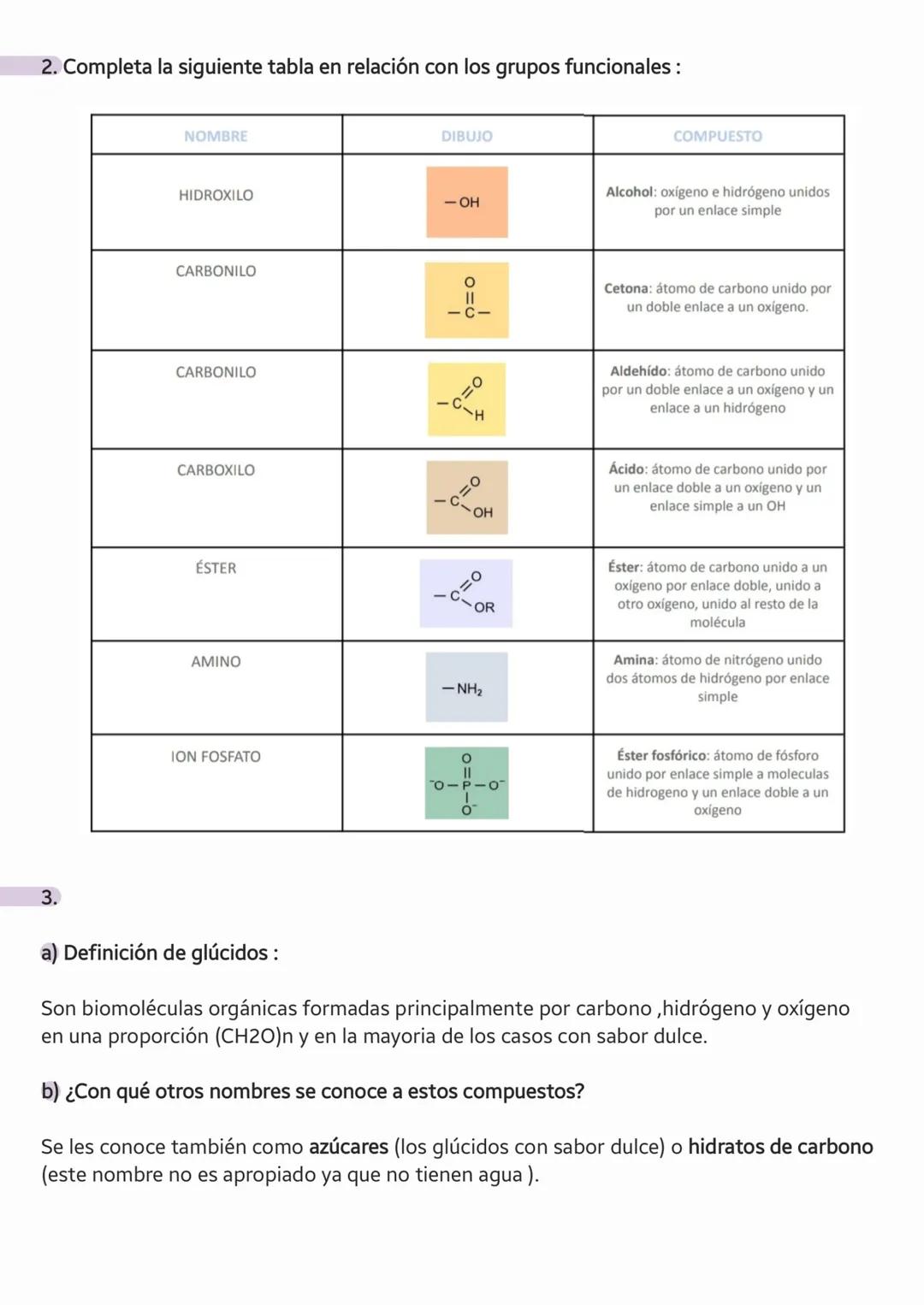 # LOS
## GLÚCIDOS
Angelina Dosinchuk 1CTA # 1. INTRODUCCIÓN
22.02.2023
Las biomoléculas orgánicas tienen una estructura central o esquelet