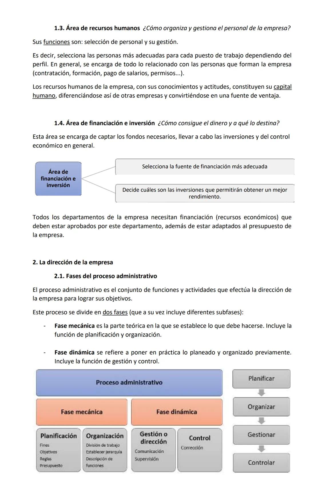 # Tema 3
# La organización de la empresa
1. Las funciones internas de la empresa
La empresa se divide en una serie de áreas funcionales o