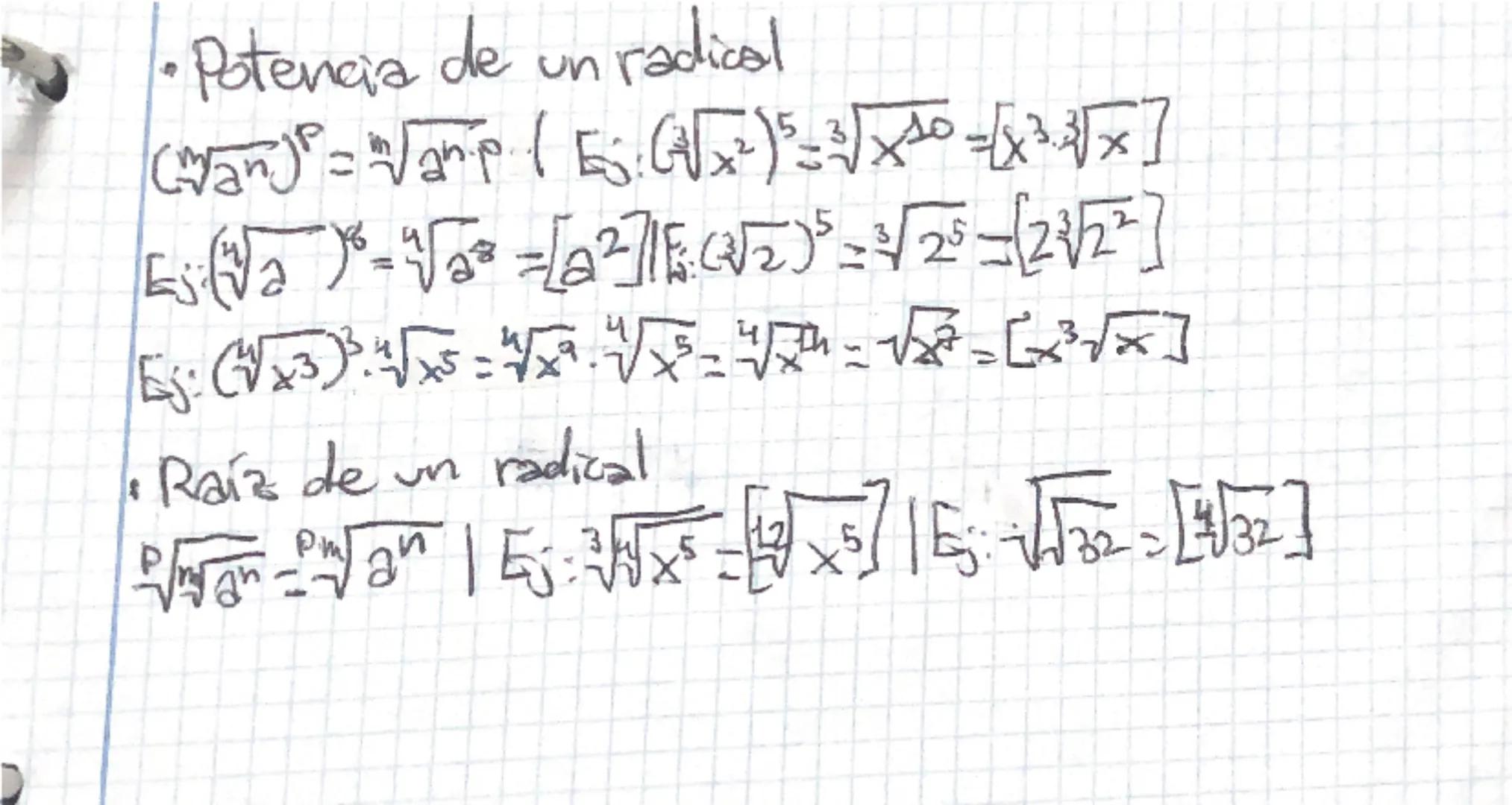 35-Operaciones con radicales
•Simplificación de radicales
:2
152255 15
14√64-21√√√√√√2 LA BASE NO SE DIVIDE
Extraer factores fuera de la rai