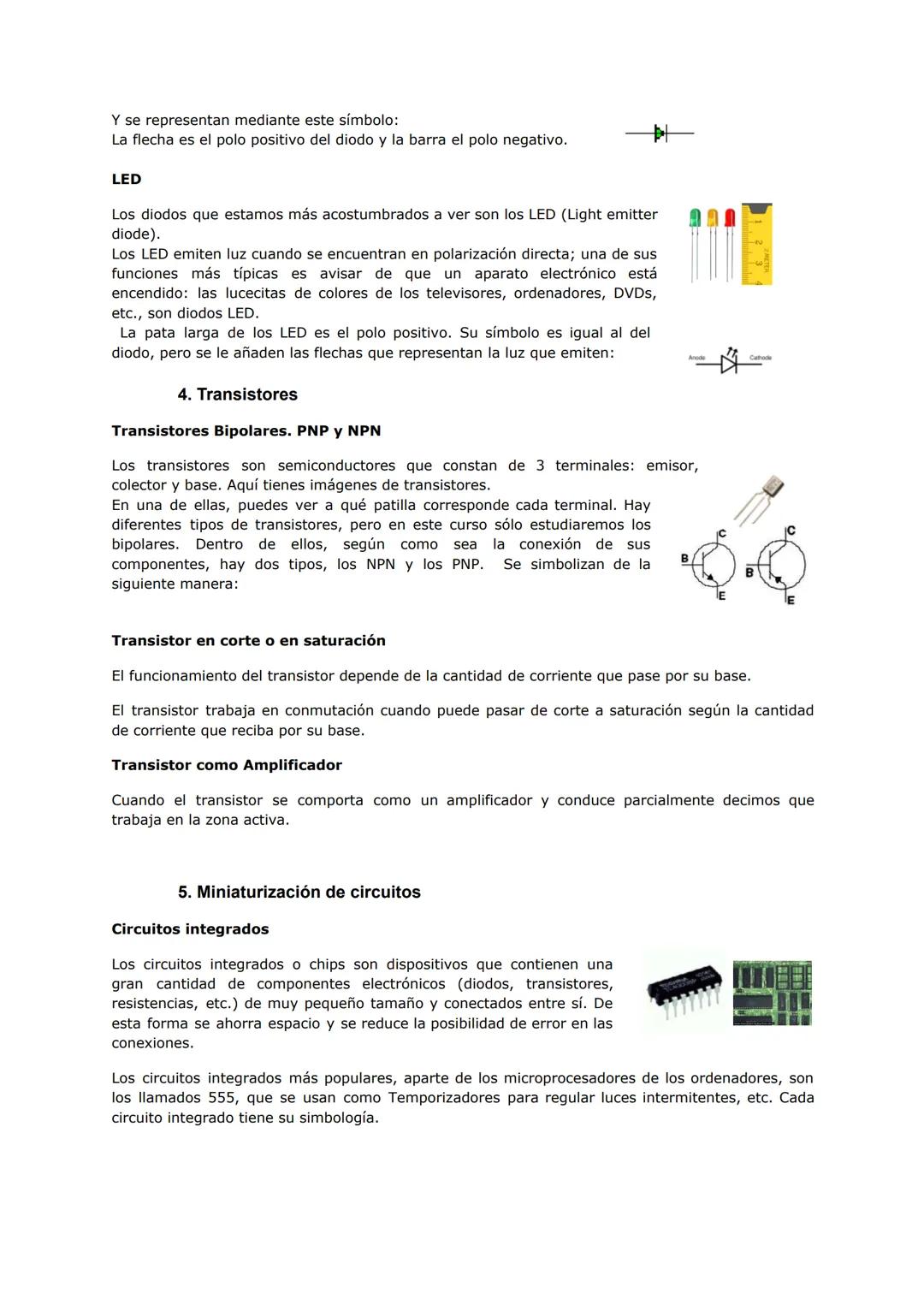 0. Introducción
Diferencia entre electricidad y electrónica.
La electricidad trabaja con conductores y la electrónica con semiconductores qu